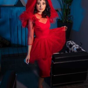 La Femme en Noir Beetlejuice Lydia Wedding Dress